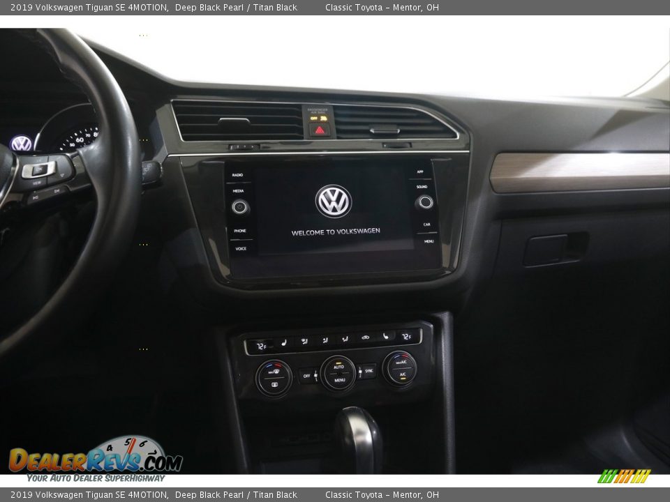 2019 Volkswagen Tiguan SE 4MOTION Deep Black Pearl / Titan Black Photo #9