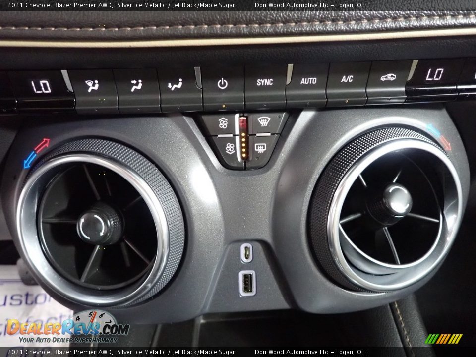 2021 Chevrolet Blazer Premier AWD Silver Ice Metallic / Jet Black/Maple Sugar Photo #24