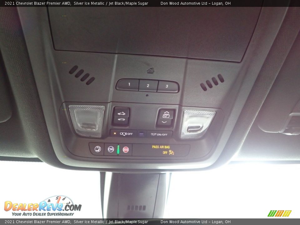 2021 Chevrolet Blazer Premier AWD Silver Ice Metallic / Jet Black/Maple Sugar Photo #26