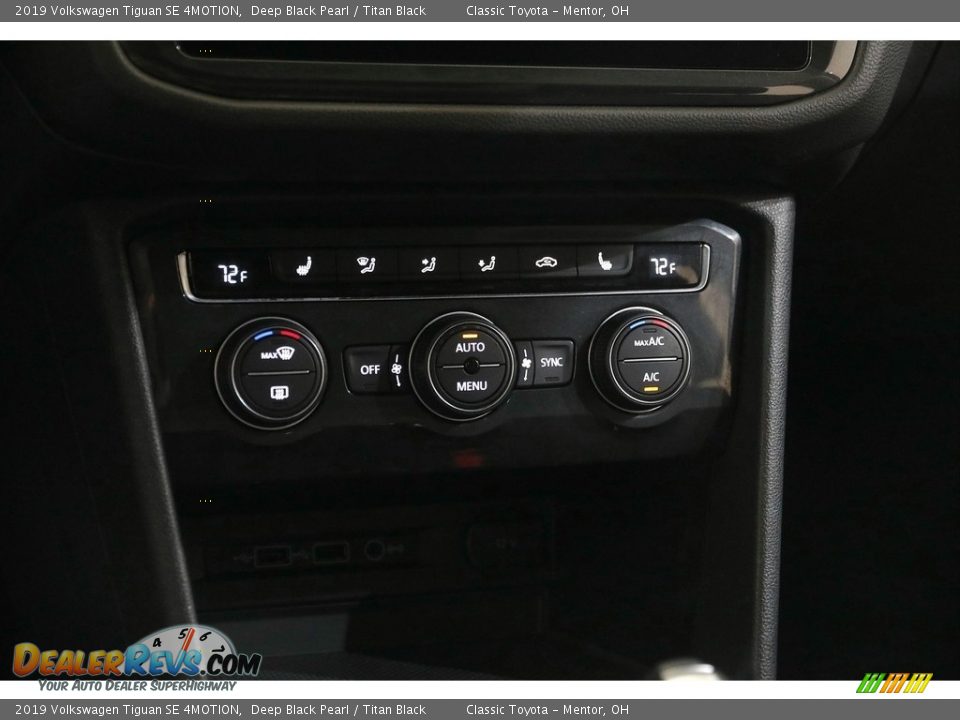 2019 Volkswagen Tiguan SE 4MOTION Deep Black Pearl / Titan Black Photo #13