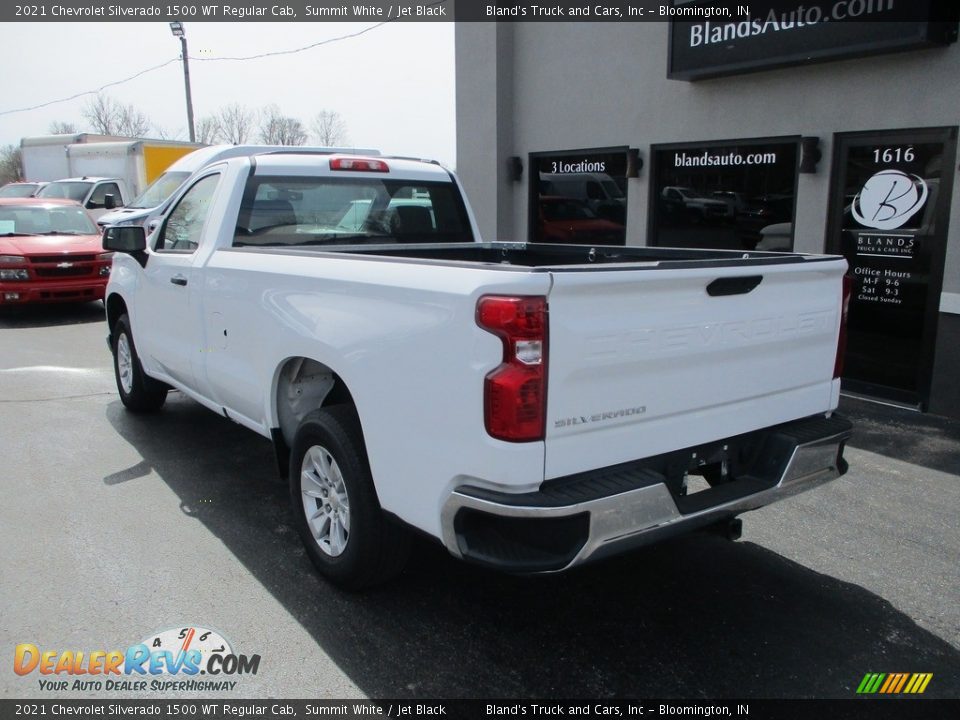 2021 Chevrolet Silverado 1500 WT Regular Cab Summit White / Jet Black Photo #3