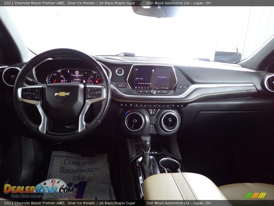 2021 Chevrolet Blazer Premier AWD Silver Ice Metallic / Jet Black/Maple Sugar Photo #30