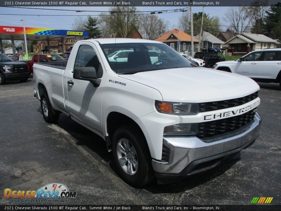 2021 Chevrolet Silverado 1500 WT Regular Cab Summit White / Jet Black Photo #5