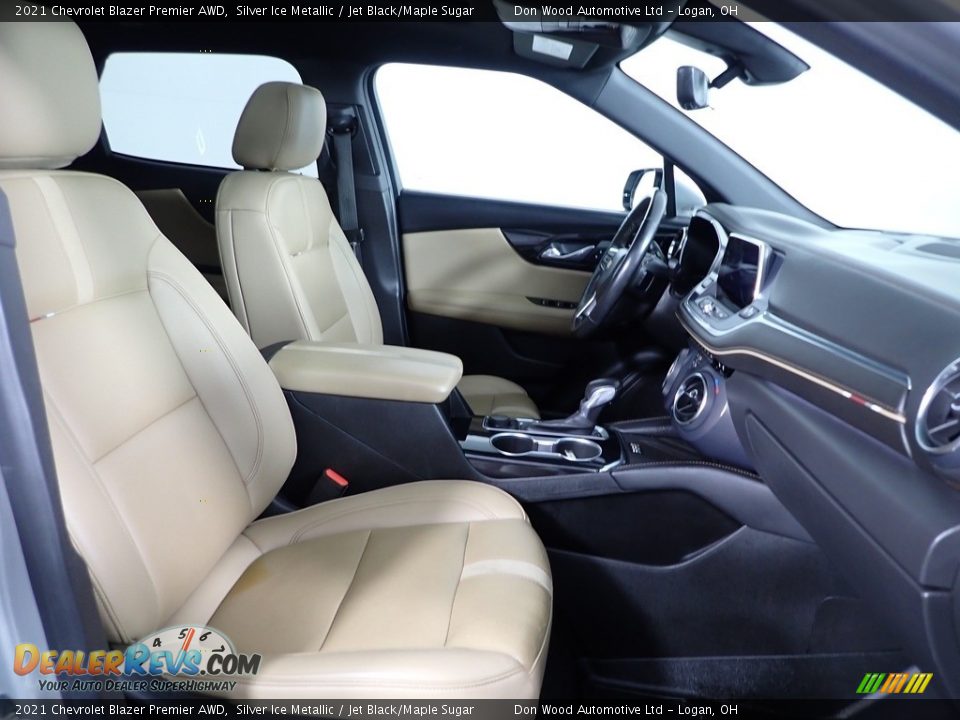 2021 Chevrolet Blazer Premier AWD Silver Ice Metallic / Jet Black/Maple Sugar Photo #32