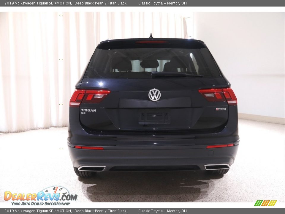 2019 Volkswagen Tiguan SE 4MOTION Deep Black Pearl / Titan Black Photo #18