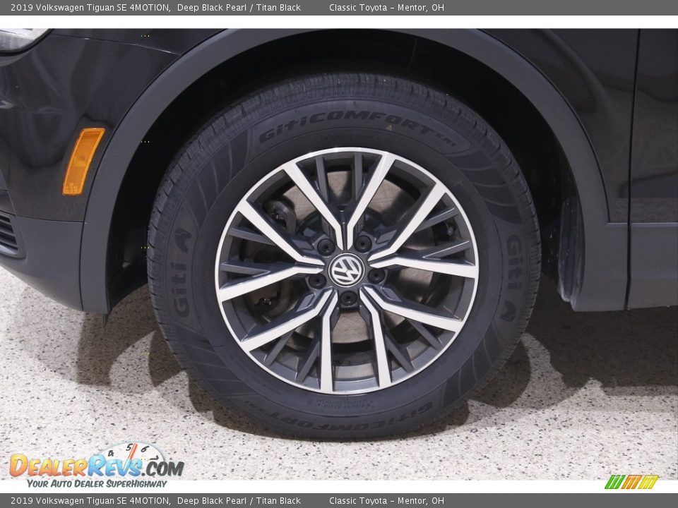 2019 Volkswagen Tiguan SE 4MOTION Deep Black Pearl / Titan Black Photo #20