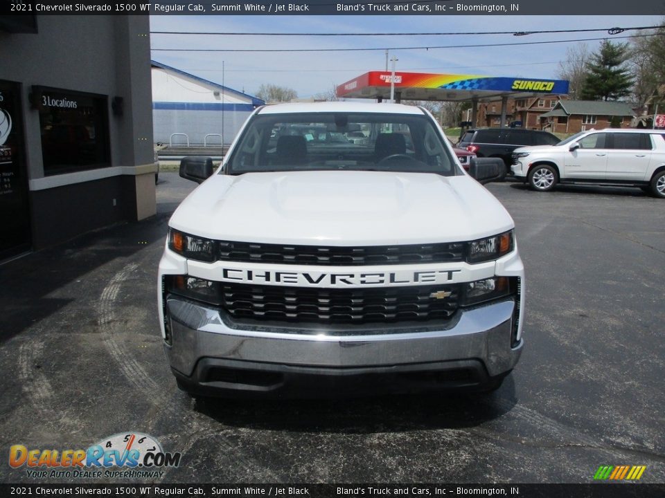 2021 Chevrolet Silverado 1500 WT Regular Cab Summit White / Jet Black Photo #18