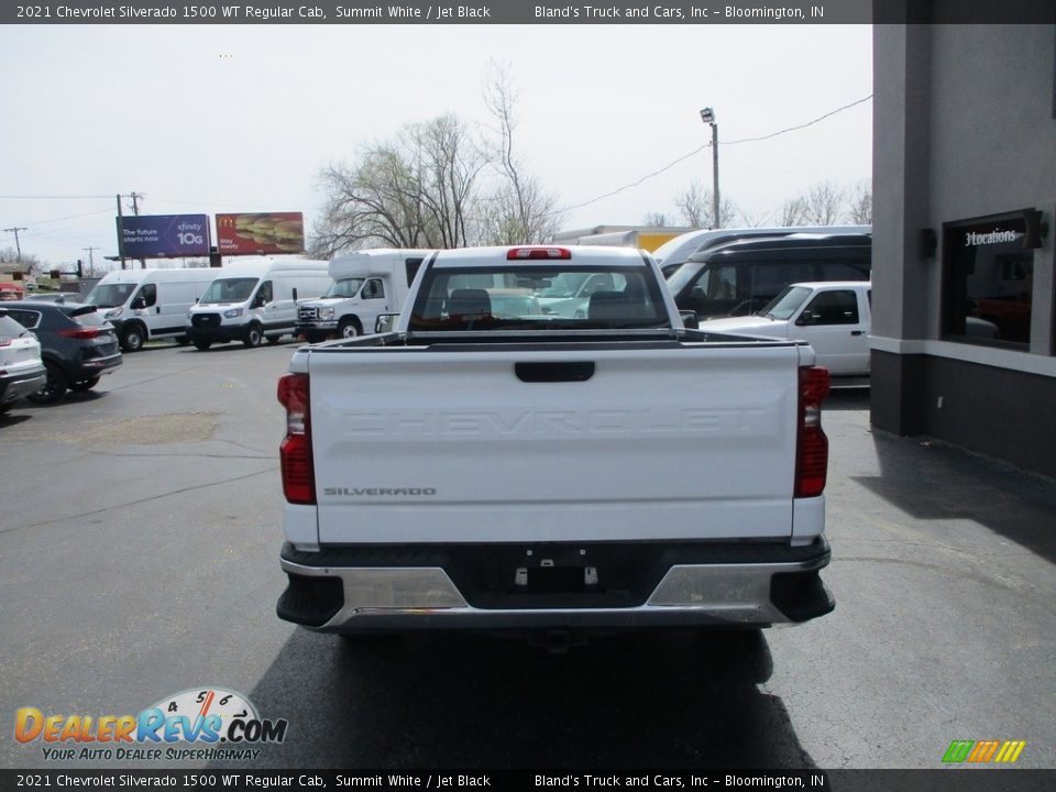 2021 Chevrolet Silverado 1500 WT Regular Cab Summit White / Jet Black Photo #19