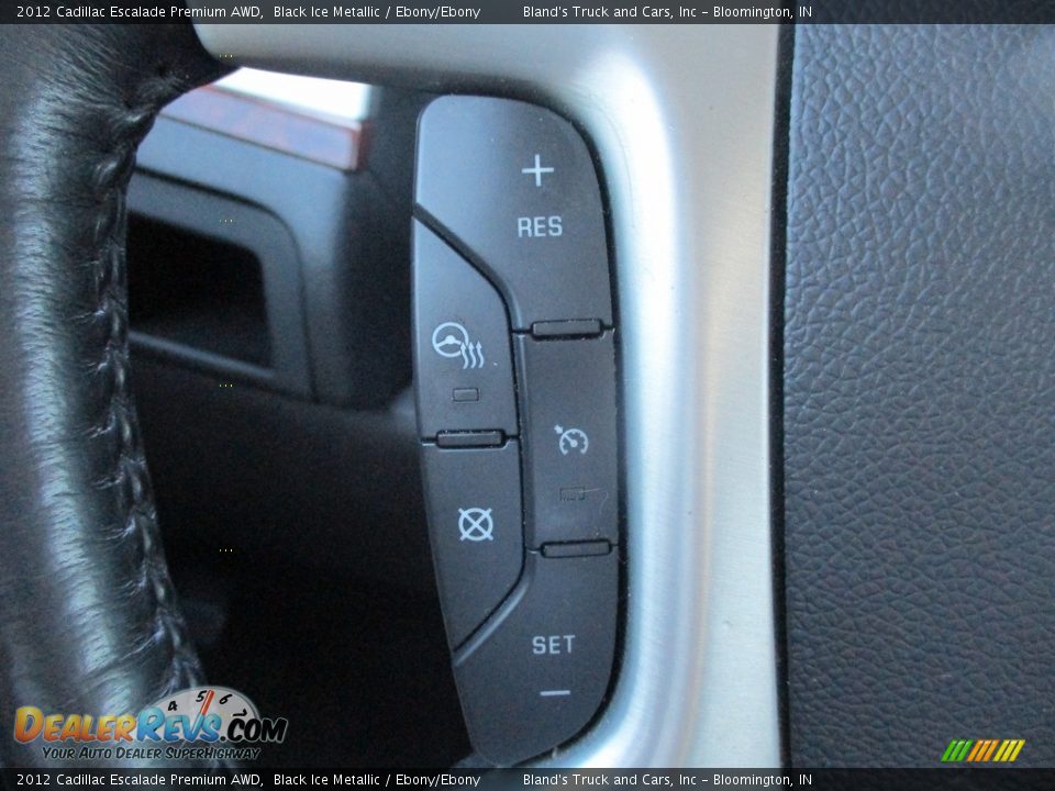 2012 Cadillac Escalade Premium AWD Black Ice Metallic / Ebony/Ebony Photo #11