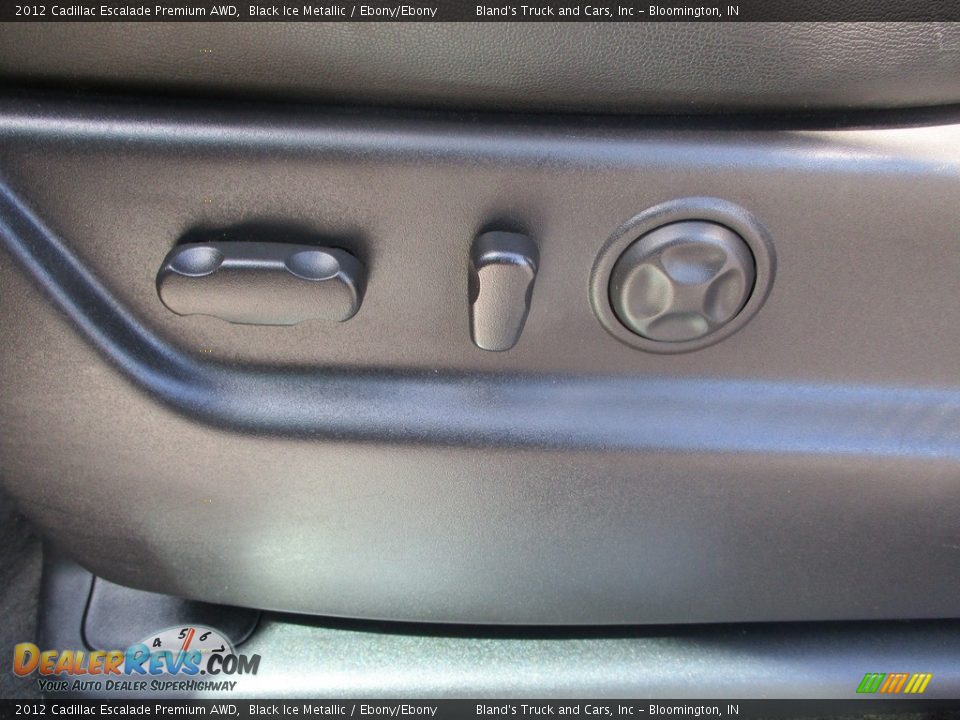 2012 Cadillac Escalade Premium AWD Black Ice Metallic / Ebony/Ebony Photo #22