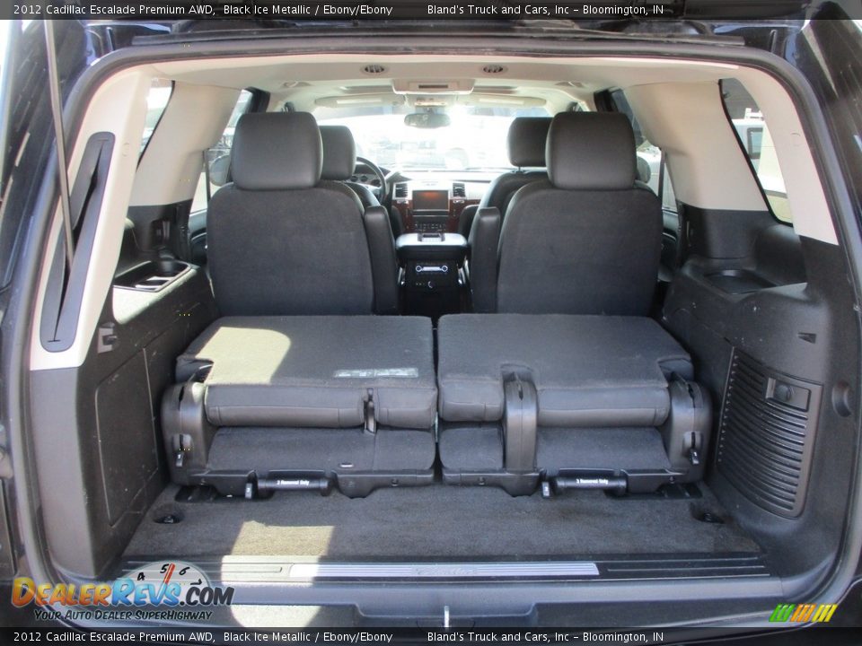 2012 Cadillac Escalade Premium AWD Black Ice Metallic / Ebony/Ebony Photo #26