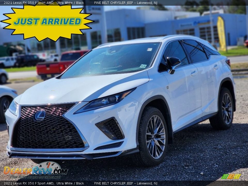 2021 Lexus RX 350 F Sport AWD Ultra White / Black Photo #1