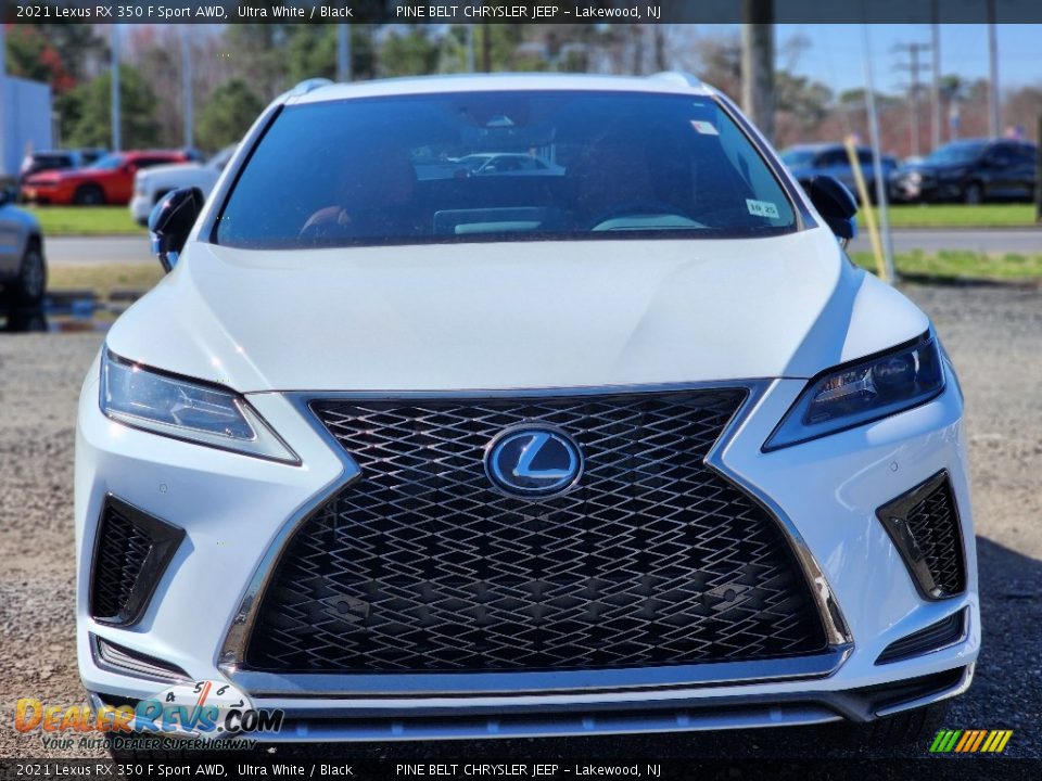 2021 Lexus RX 350 F Sport AWD Ultra White / Black Photo #2