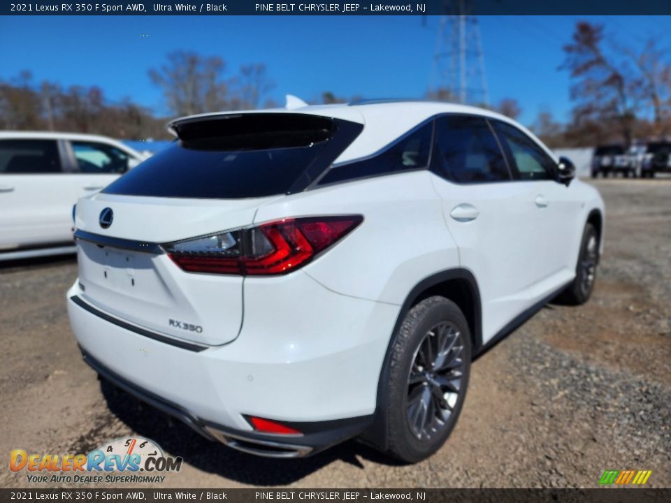 2021 Lexus RX 350 F Sport AWD Ultra White / Black Photo #4