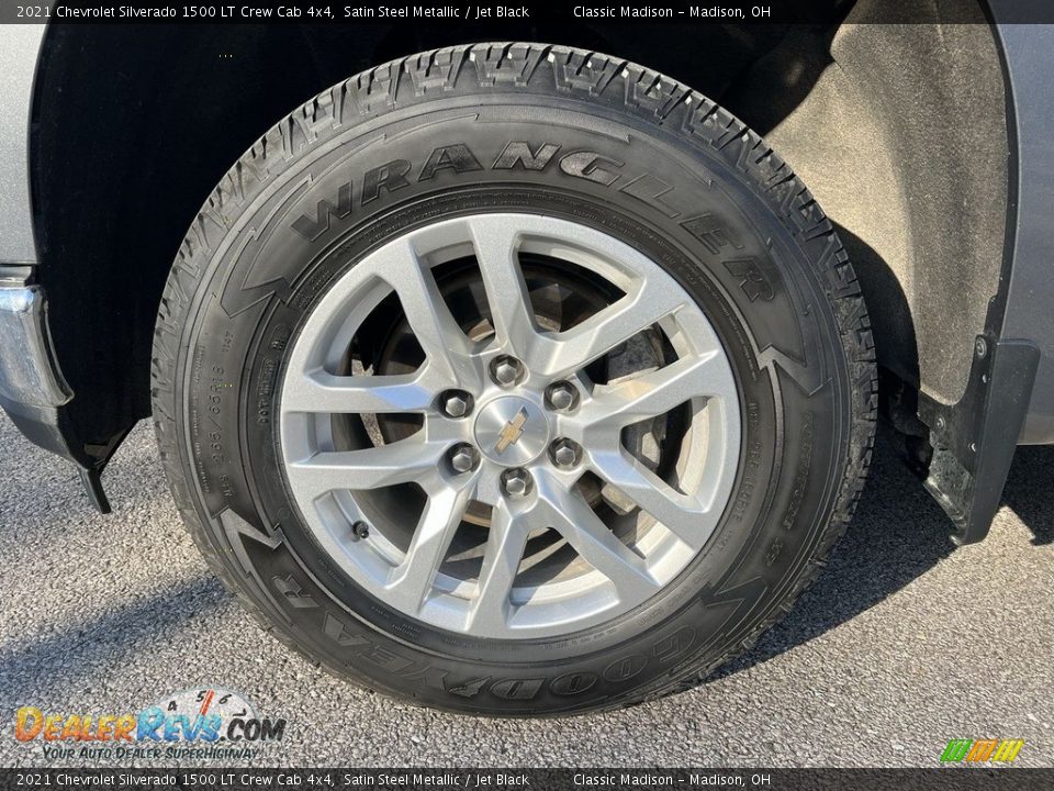 2021 Chevrolet Silverado 1500 LT Crew Cab 4x4 Satin Steel Metallic / Jet Black Photo #5