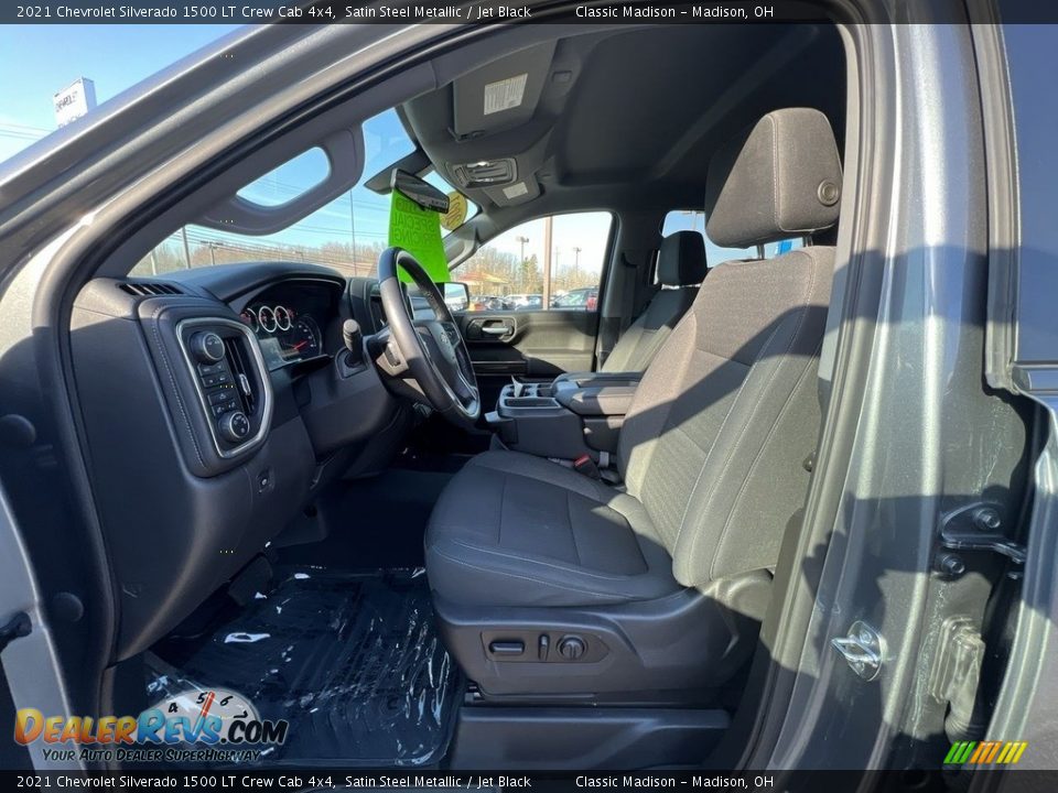 2021 Chevrolet Silverado 1500 LT Crew Cab 4x4 Satin Steel Metallic / Jet Black Photo #6