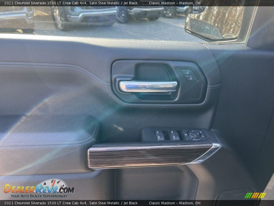 2021 Chevrolet Silverado 1500 LT Crew Cab 4x4 Satin Steel Metallic / Jet Black Photo #8