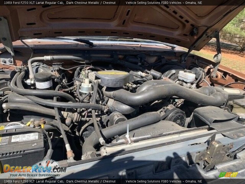 1989 Ford F250 XLT Lariat Regular Cab 5.8 Liter OHV 16-Valve V8 Engine Photo #14