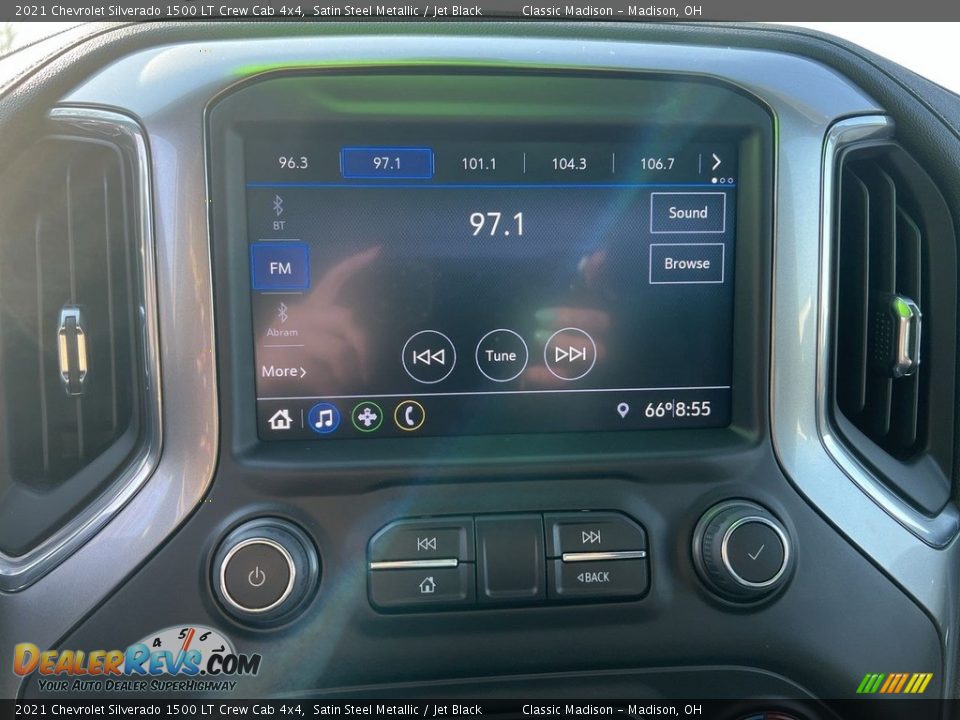 2021 Chevrolet Silverado 1500 LT Crew Cab 4x4 Satin Steel Metallic / Jet Black Photo #11