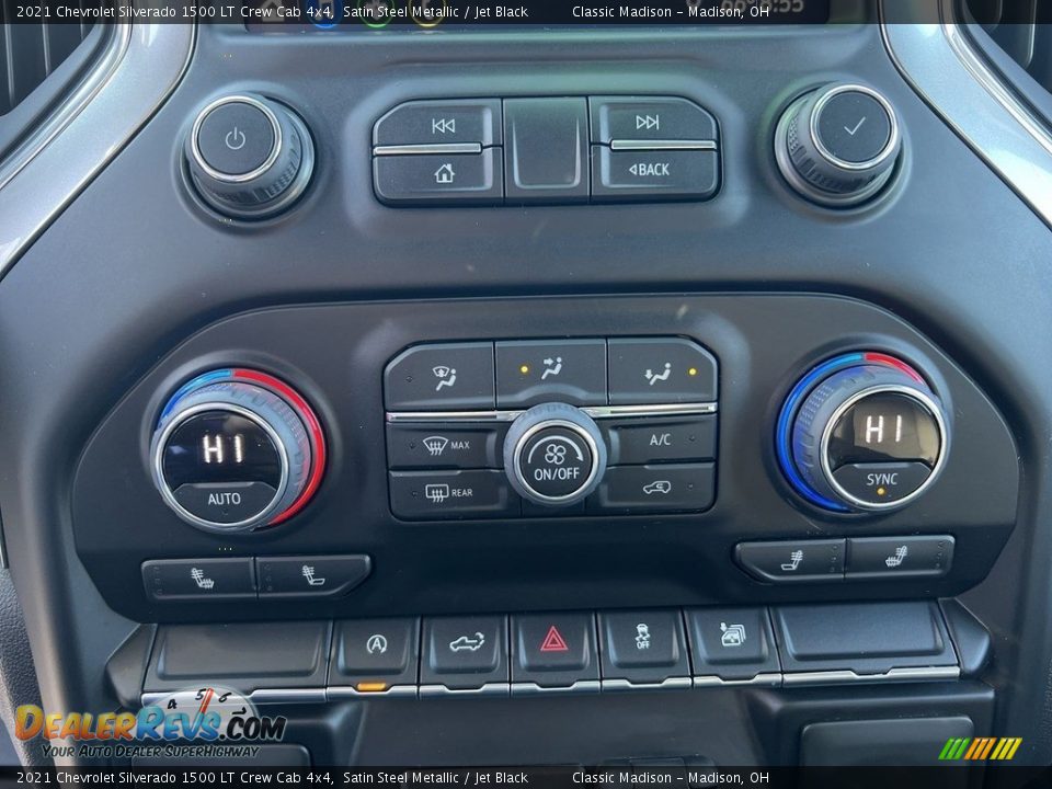 2021 Chevrolet Silverado 1500 LT Crew Cab 4x4 Satin Steel Metallic / Jet Black Photo #13