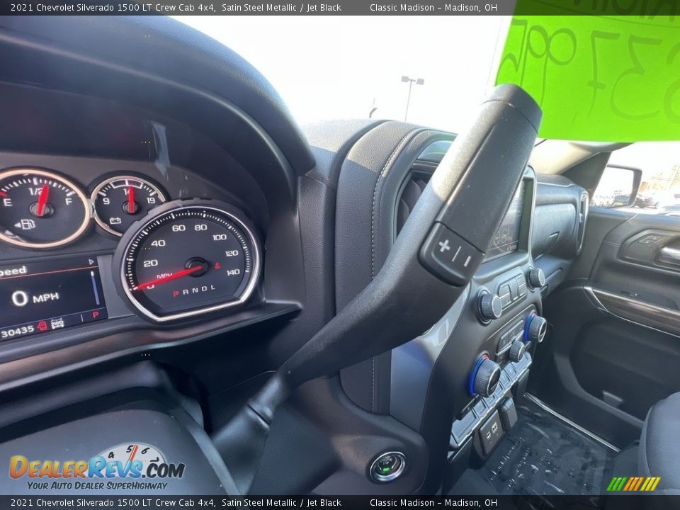 2021 Chevrolet Silverado 1500 LT Crew Cab 4x4 Satin Steel Metallic / Jet Black Photo #14