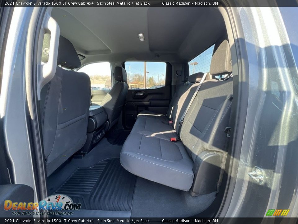 2021 Chevrolet Silverado 1500 LT Crew Cab 4x4 Satin Steel Metallic / Jet Black Photo #16