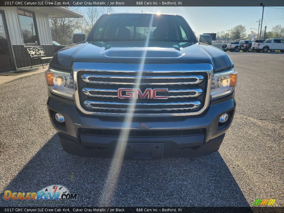 2017 GMC Canyon SLE Crew Cab 4x4 Cyber Gray Metallic / Jet Black Photo #2