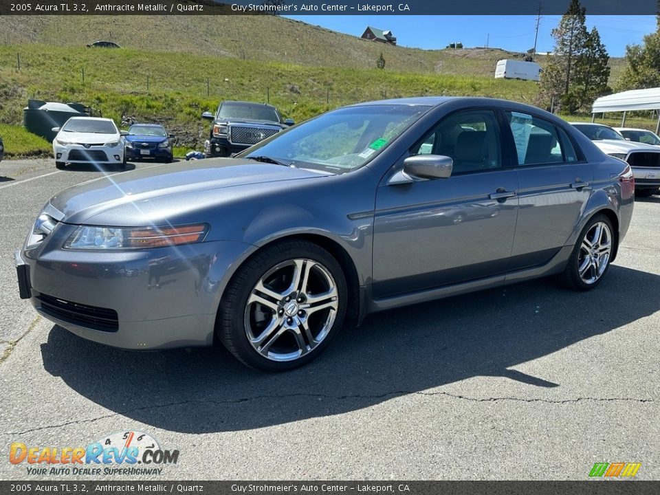 2005 Acura TL 3.2 Anthracite Metallic / Quartz Photo #3