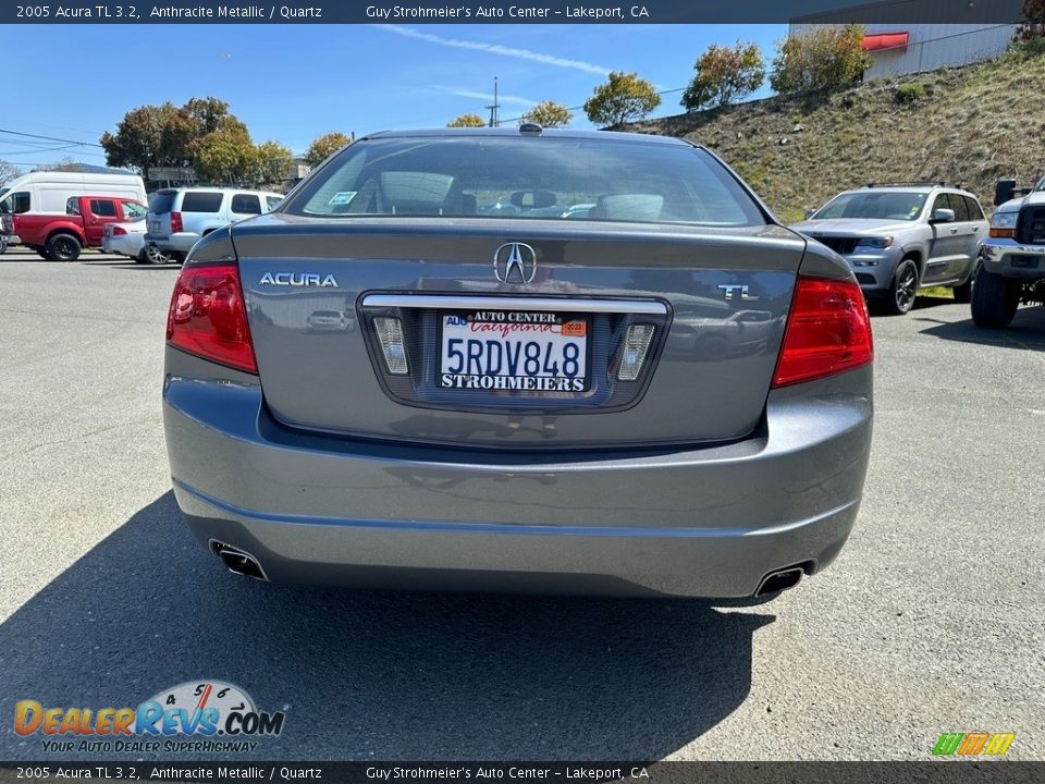 2005 Acura TL 3.2 Anthracite Metallic / Quartz Photo #5