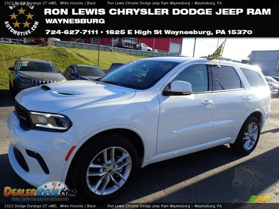 2022 Dodge Durango GT AWD White Knuckle / Black Photo #1