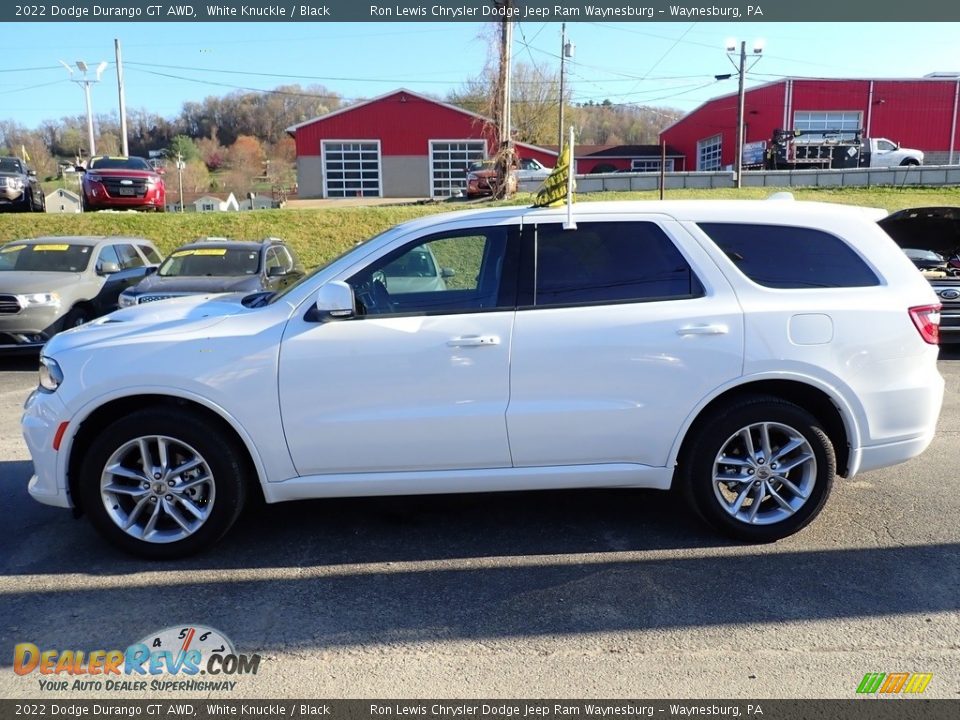 2022 Dodge Durango GT AWD White Knuckle / Black Photo #2