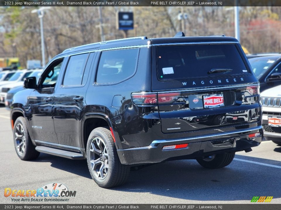 2023 Jeep Wagoneer Series III 4x4 Diamond Black Crystal Pearl / Global Black Photo #4