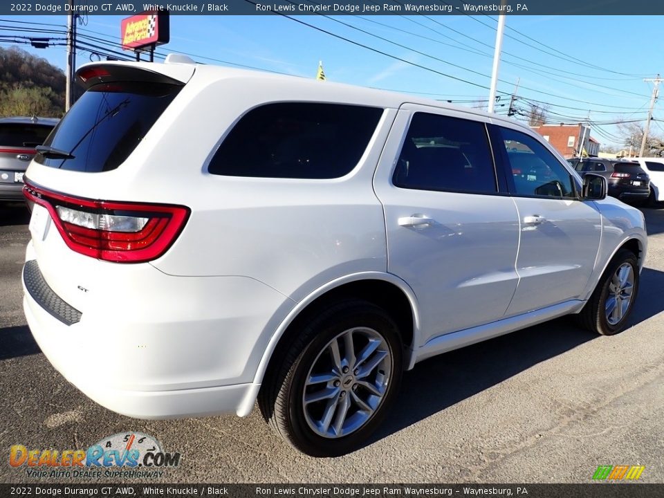 2022 Dodge Durango GT AWD White Knuckle / Black Photo #6