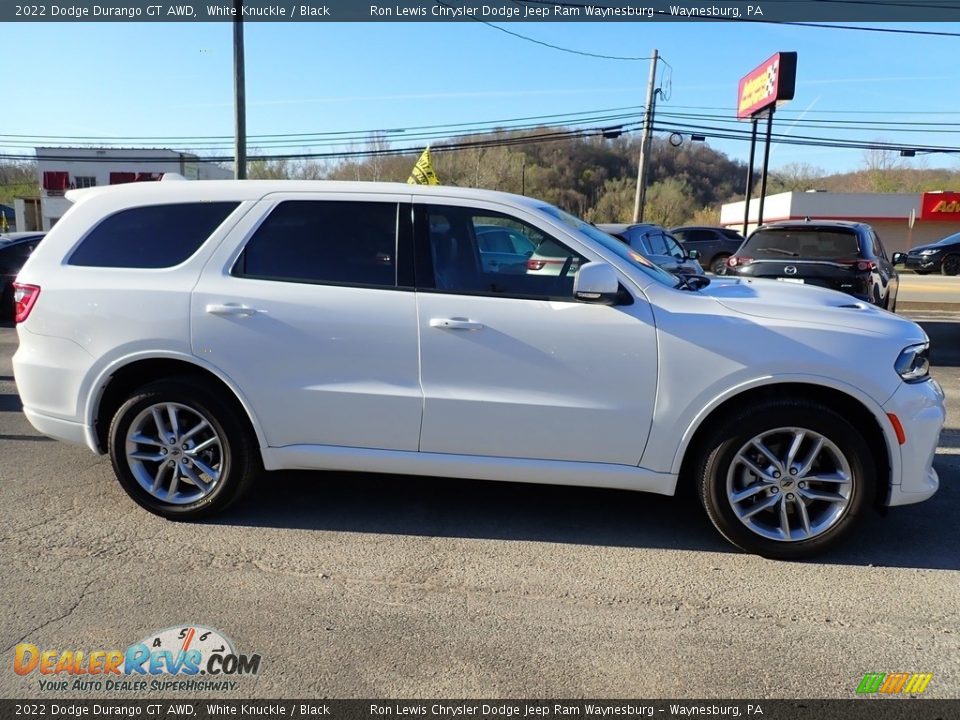 2022 Dodge Durango GT AWD White Knuckle / Black Photo #7