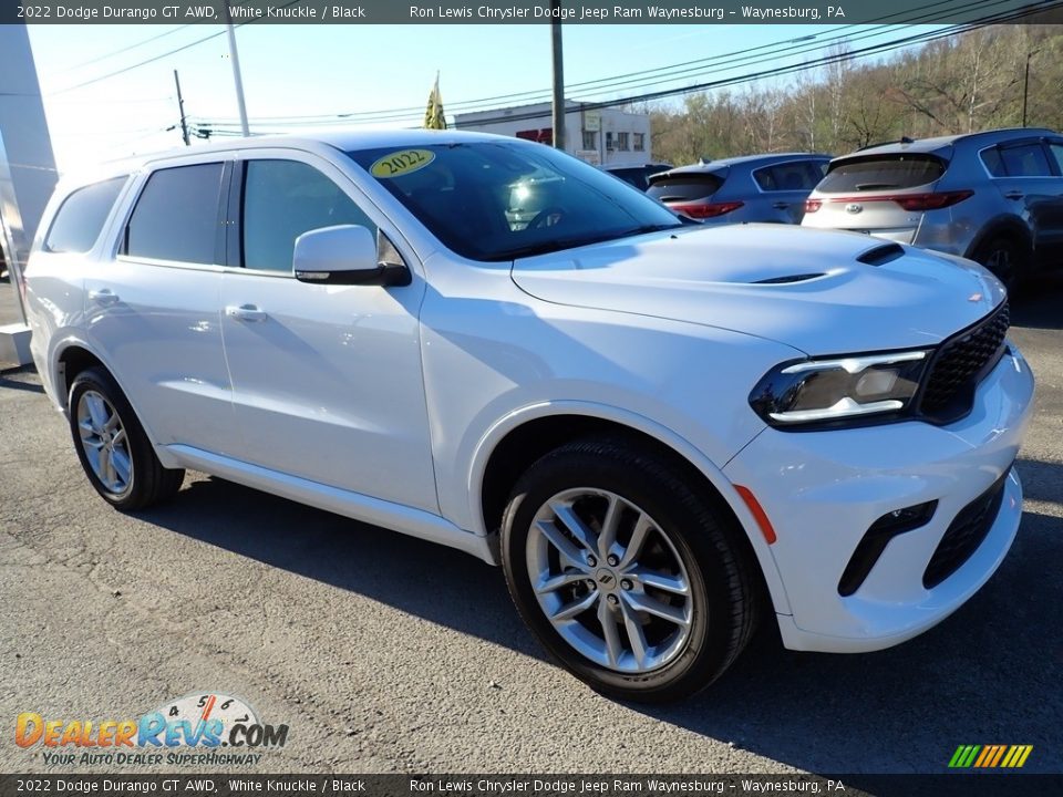 2022 Dodge Durango GT AWD White Knuckle / Black Photo #8