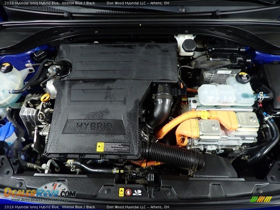 2019 Hyundai Ioniq Hybrid Blue Intense Blue / Black Photo #6
