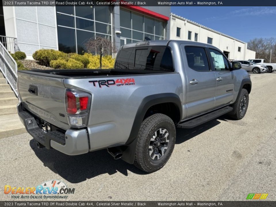 2023 Toyota Tacoma TRD Off Road Double Cab 4x4 Celestial Silver Metallic / Black Photo #9