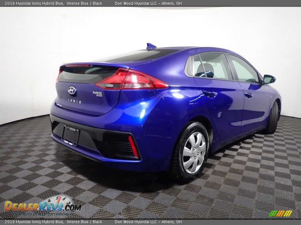 2019 Hyundai Ioniq Hybrid Blue Intense Blue / Black Photo #14