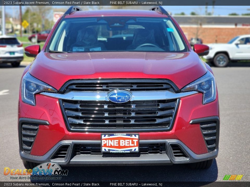 2023 Subaru Ascent Premium Crimson Red Pearl / Slate Black Photo #2