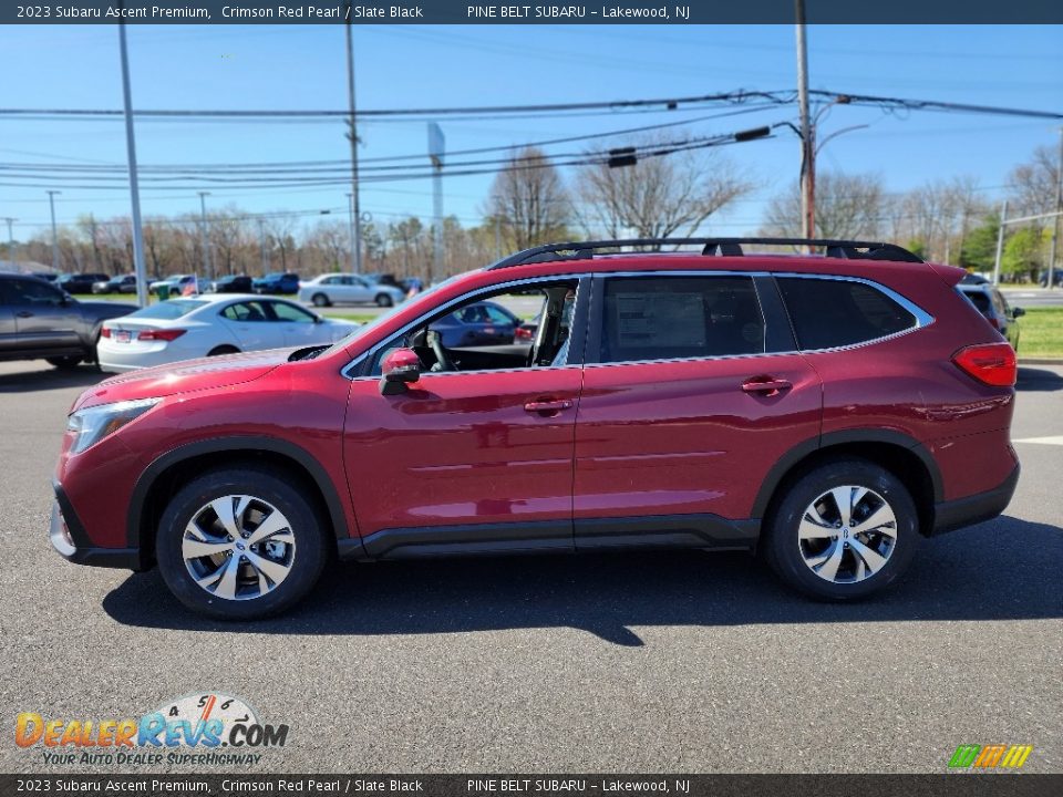 2023 Subaru Ascent Premium Crimson Red Pearl / Slate Black Photo #3