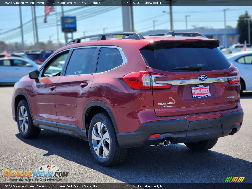 2023 Subaru Ascent Premium Crimson Red Pearl / Slate Black Photo #4