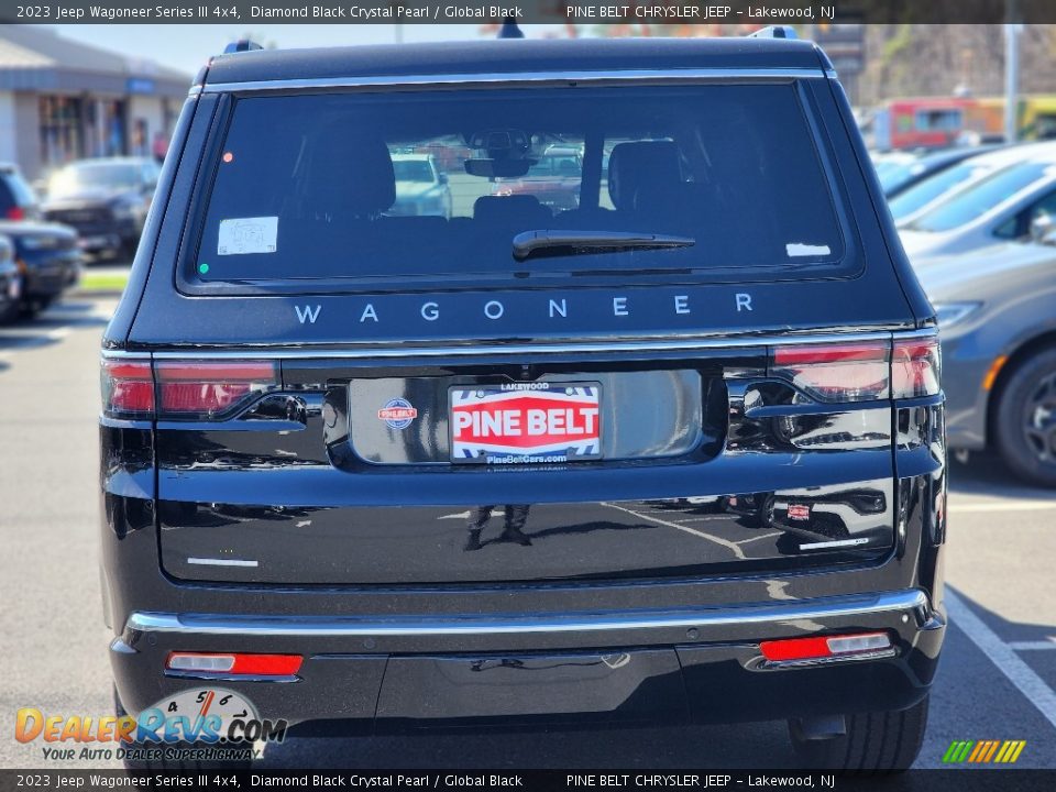 2023 Jeep Wagoneer Series III 4x4 Diamond Black Crystal Pearl / Global Black Photo #6