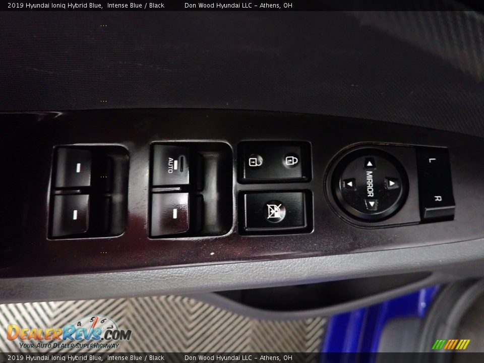 2019 Hyundai Ioniq Hybrid Blue Intense Blue / Black Photo #17