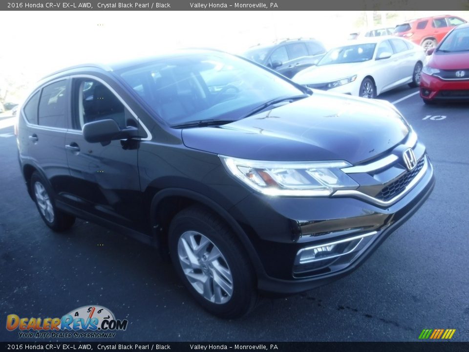2016 Honda CR-V EX-L AWD Crystal Black Pearl / Black Photo #4