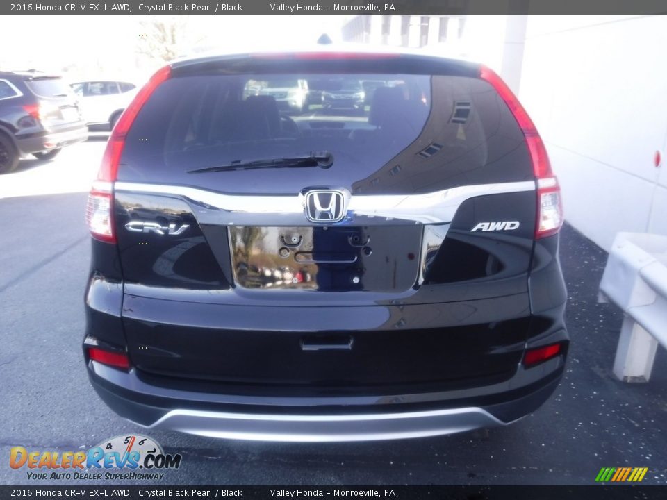 2016 Honda CR-V EX-L AWD Crystal Black Pearl / Black Photo #6