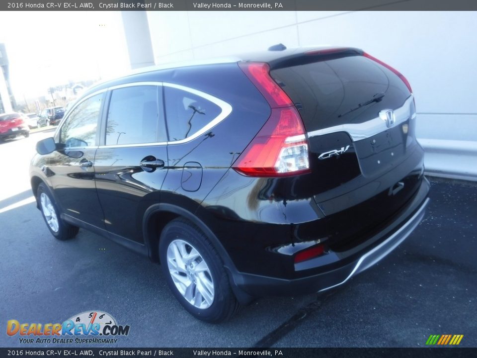 2016 Honda CR-V EX-L AWD Crystal Black Pearl / Black Photo #8