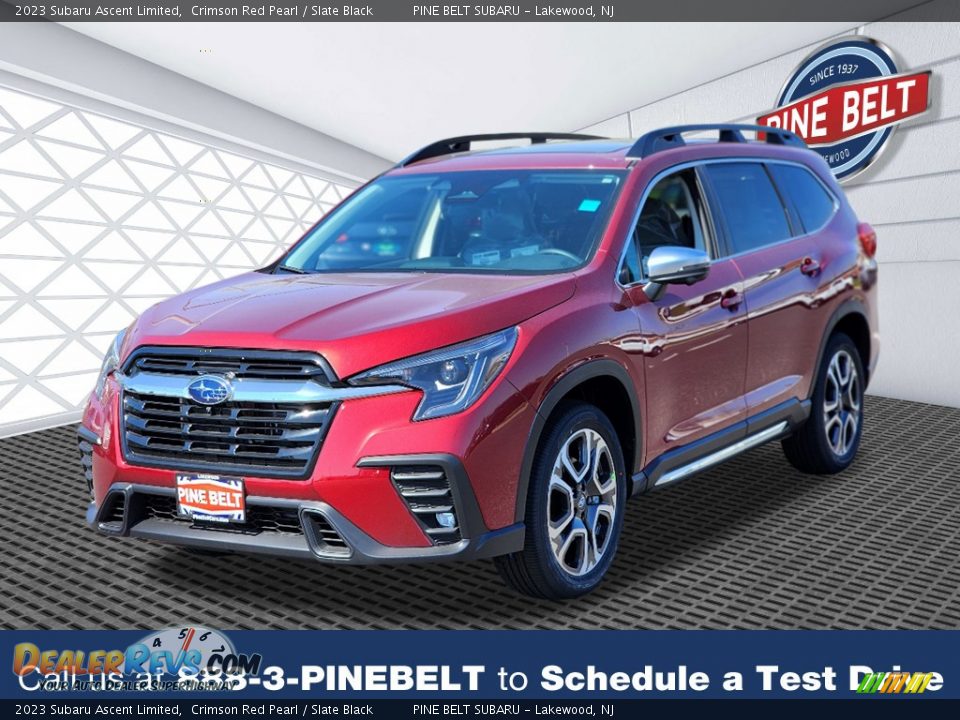 2023 Subaru Ascent Limited Crimson Red Pearl / Slate Black Photo #1