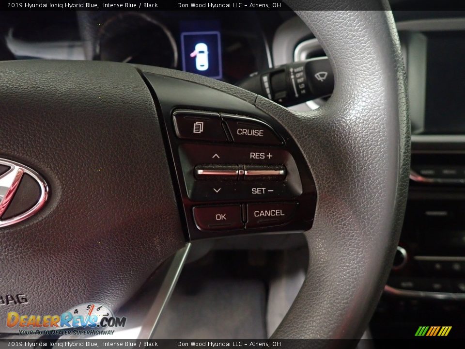 2019 Hyundai Ioniq Hybrid Blue Intense Blue / Black Photo #26
