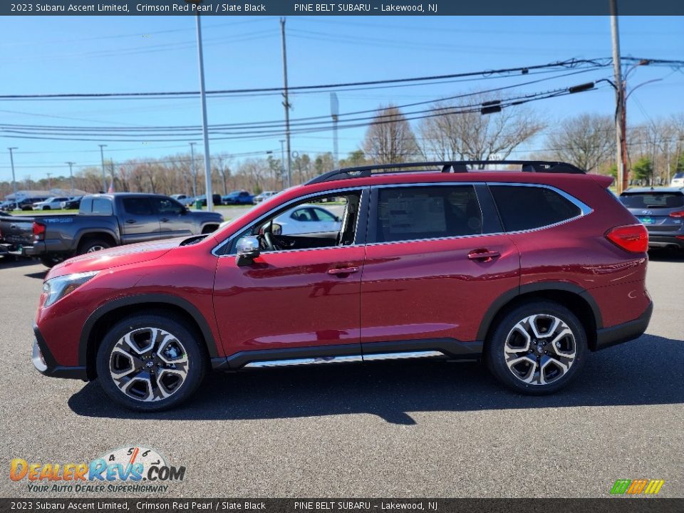 2023 Subaru Ascent Limited Crimson Red Pearl / Slate Black Photo #3