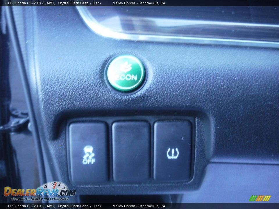 2016 Honda CR-V EX-L AWD Crystal Black Pearl / Black Photo #11